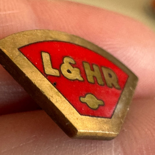 Lehigh and Hudson River Railway L&HR Logo Lapel Pin 