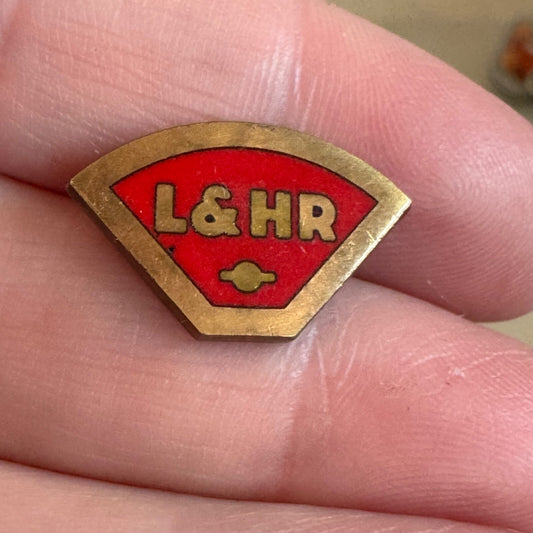 Lehigh and Hudson River Railway L&HR Logo Lapel Pin 