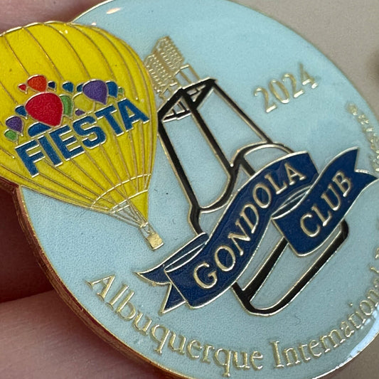 2024 Albuquerque International Balloon Fiesta GONDOLA CLUB Lapel Pin