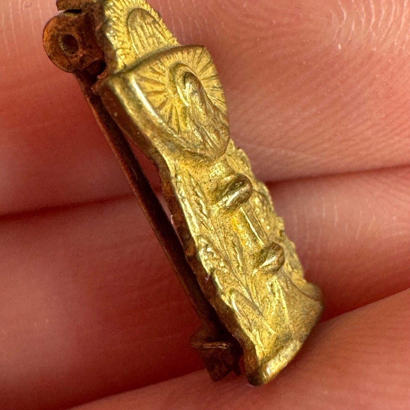 Vintage IHS Chalice and Cross Holy First Communion Pin Catholic Religious Symbol