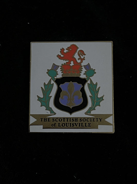 THE SCOTTISH SOCIETY OF LOUISVILLE PIN HAT TAC LAPEL KENTUCKY DERBY