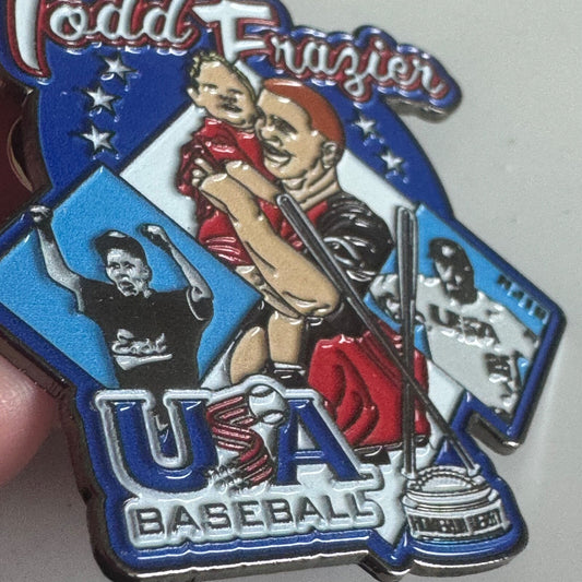 Todd Frazier USA Baseball Pin – MLB Player Enamel Trading Pin