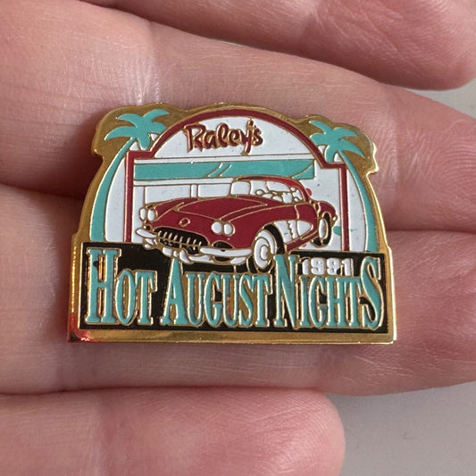 Vintage 1991 Hot August Nights Reno Nevada Lapel Pin 
