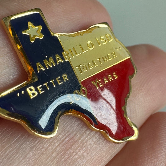 Amarillo ISD 100 Years Pin Texas “Better Together” Independent School District