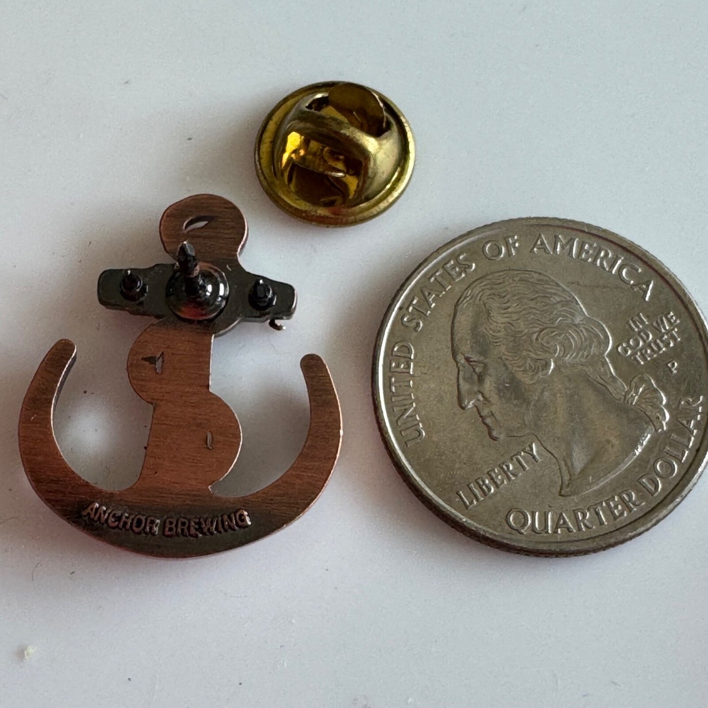 Bronze Anchor Brewing Nautical-Themed Metal Pin