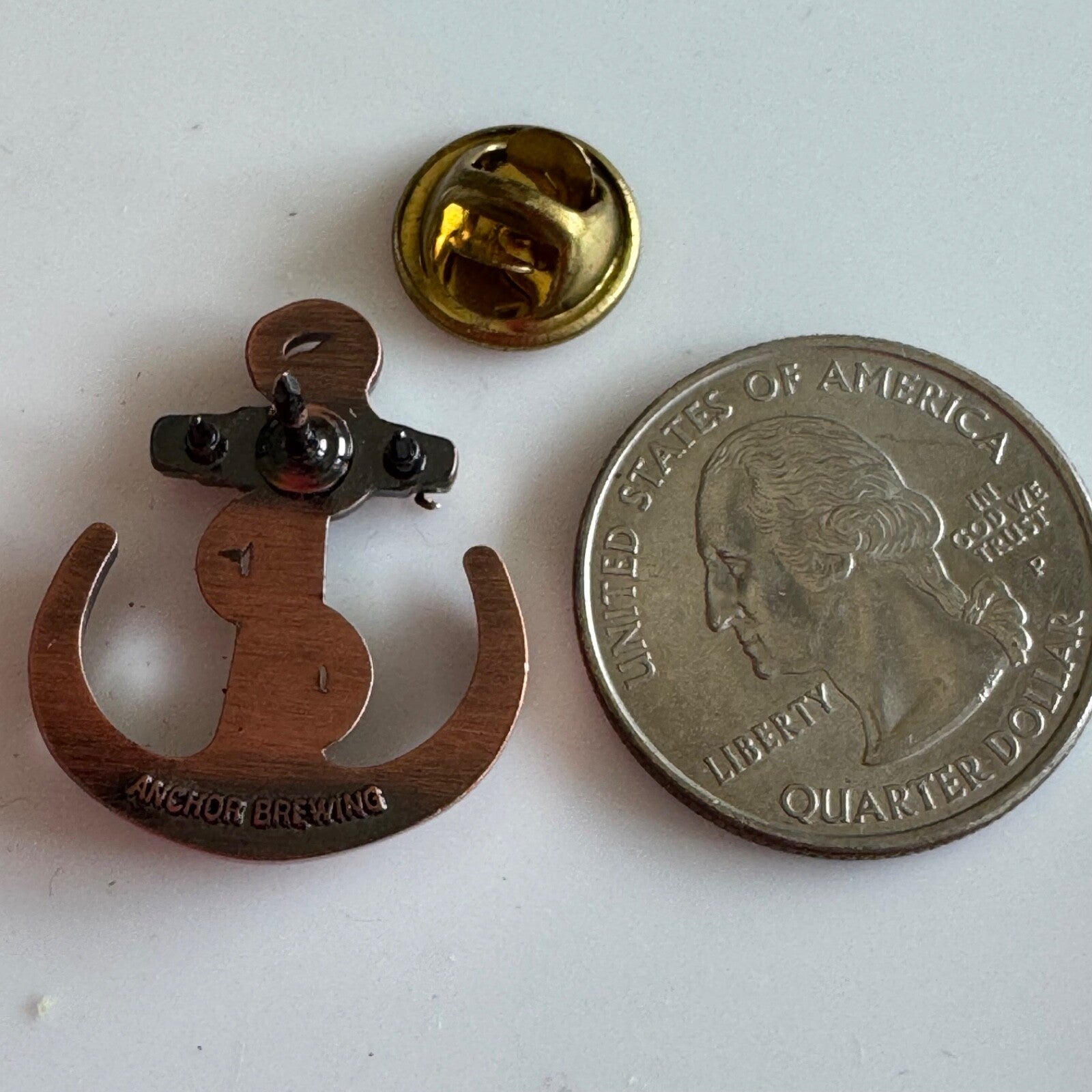Bronze Anchor Brewing Nautical-Themed Metal Pin
