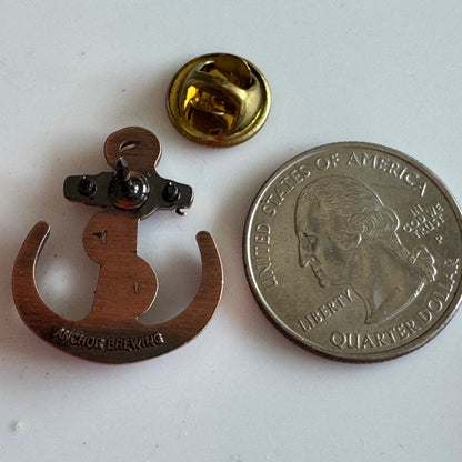 Bronze Anchor Brewing Nautical-Themed Metal Pin