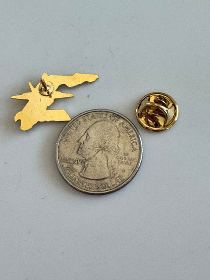 F-22 Raptor Fighter Jet Florida State Pin – Black & Gold Lockheed Martin