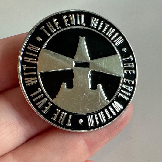 The Evil Within Playstation 4 PS4 PS3 XBox One 360 Game Promo Pin Pinback Button