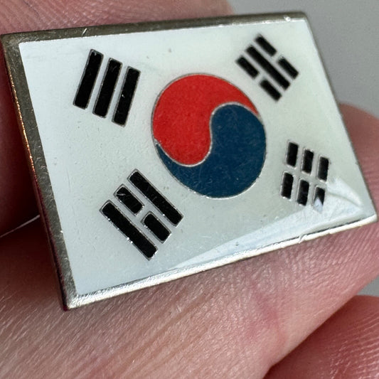 South Korea Flag Pin – Korean National Flag Enamel Lapel Badge