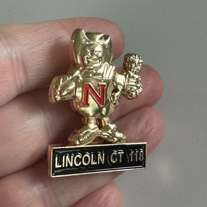 Herbie Husker University of Nebraska Royal Order of Jesters Lincoln CT 118 Pin