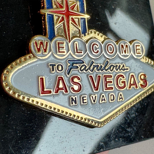 Welcome to Fabulous Las Vegas Nevada Enamel Pin – Iconic Sign