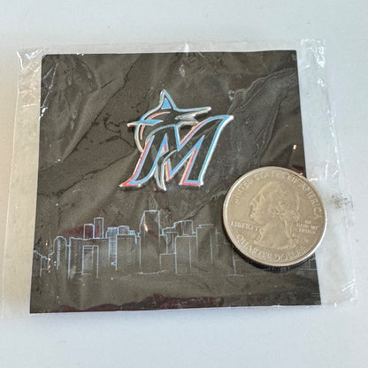 Miami Marlins MLB Team Pin – Baseball Logo Enamel Badge New on Card