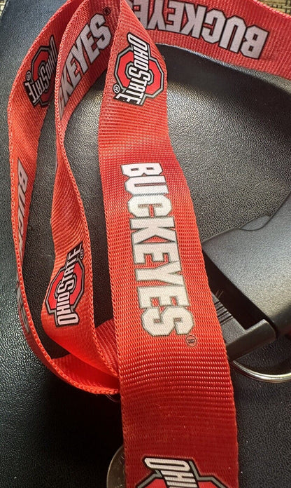 Ohio State Buckeyes NCAA Red Lanyard Unused