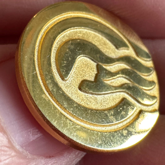 Princess Cruises Gold Logo The Captain's Circle Vintage Lapel Pin Cruise