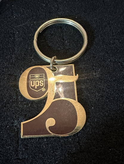 UPS 95th Anniversary Keychain United Parcel Service Delivery Driver 