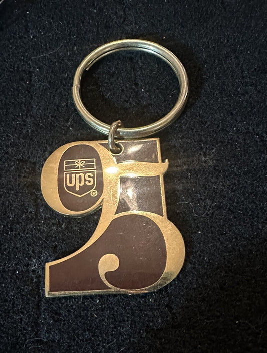 UPS 95th Anniversary Keychain United Parcel Service Delivery Driver 