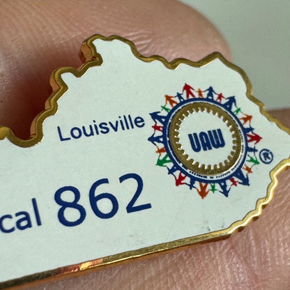Vintage UAW Local 862 Louisville, Kentucky Pin Rare