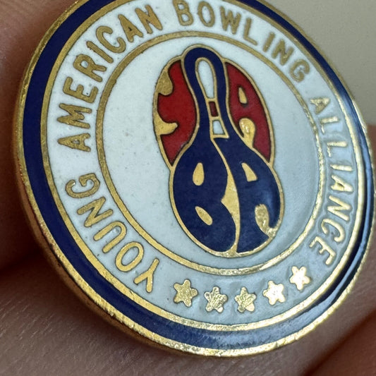 Young American Bowling Alliance YABA Enamel Lapel Pin