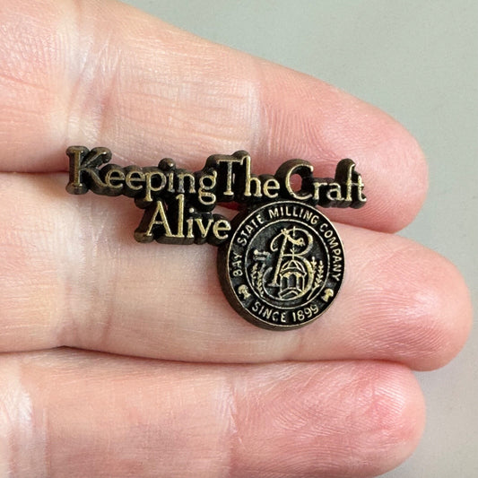Vintage Keeping The Craft Alive Lapel Pin – Bay State Milling Co. Since 1899