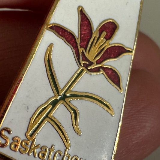 Vintage Saskatchewan Provincial Province Lapel Pin