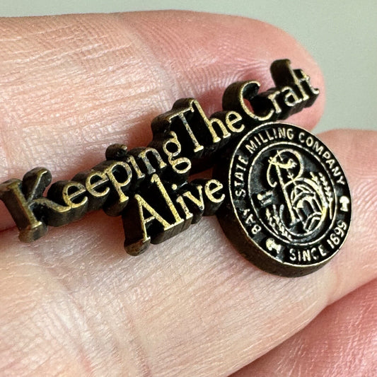 Vintage Keeping The Craft Alive Lapel Pin – Bay State Milling Co. Since 1899