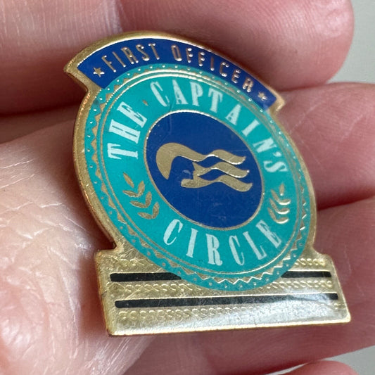 Princess Cruises First Officer The Captain's Circle Lapel Pin Cruise