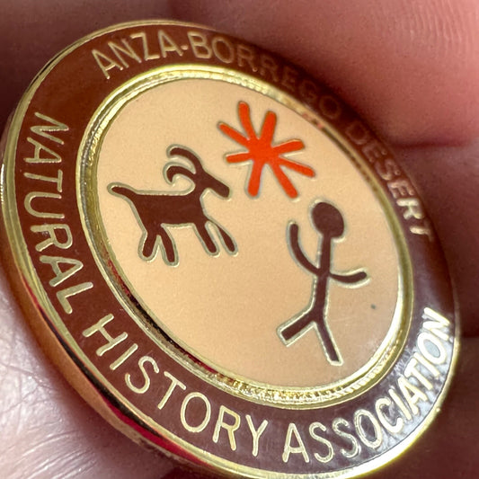 Vintage Anza-Borrego Desert Natural History Association Lapel Pin 