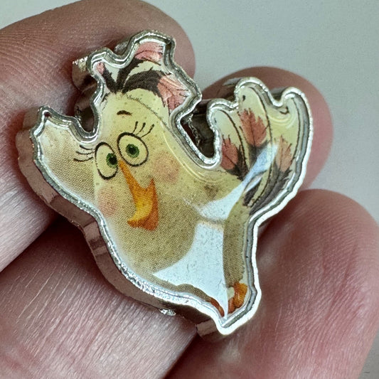 Angry Birds Movie MATILDA Cartoon Bird Character Enamel Pin