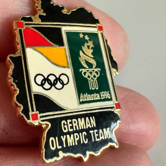 Vintage German Olympic Team Pin – Atlanta 1996 Summer Olympics