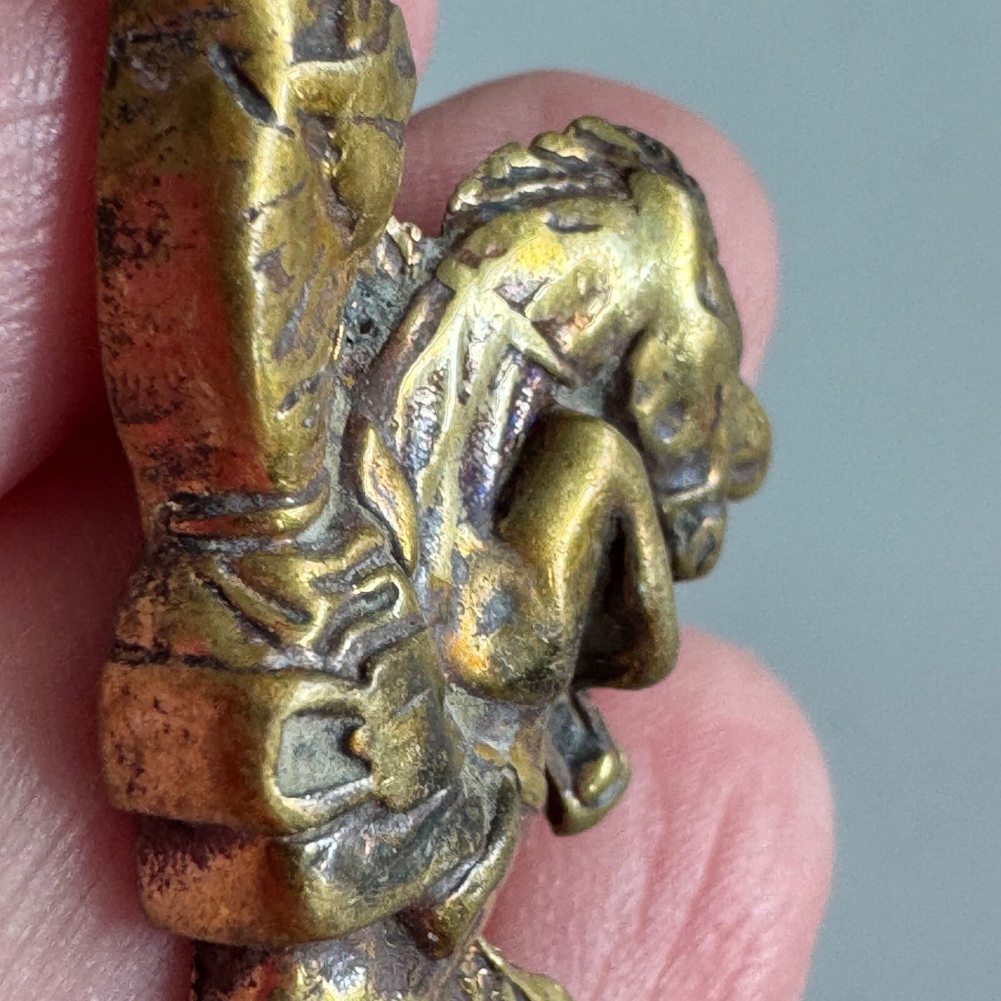 Vintage Bronze Rodeo Rider Pin – Cowboy on Bucking Horse