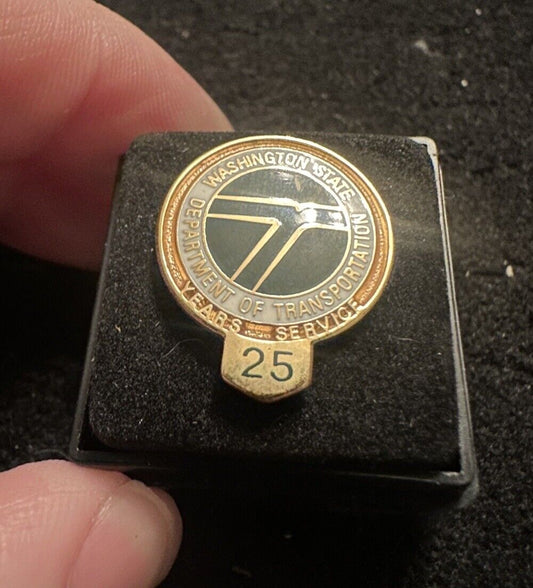 Washington State Department of Transportation 25 Years Service Lapel Pin Award