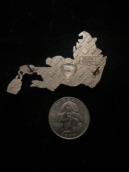 HARD ROCK CAFE SINGAPORE CHANGI AIRPORT Core Guitar Pin Badge Halloween 2014