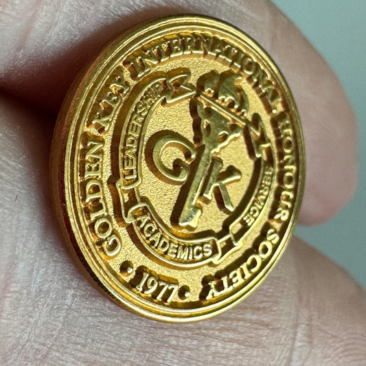 Vintage Golden Key International Honour Society Pin – GK Honor Tie Tack