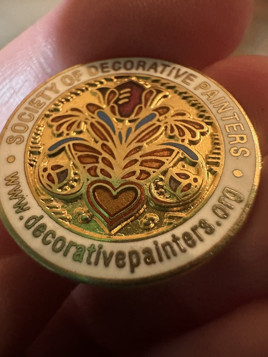 Society of Decorative Painters Member Lapel Pin
