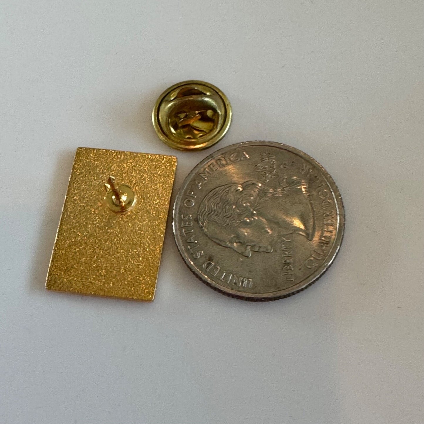 Vintag Great Public Schools Light the Future Gold Tone Teachers Union Lapel Pin