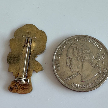Vintage Strawberry Shortcake Lapel Pin Enamel A.G.C. 