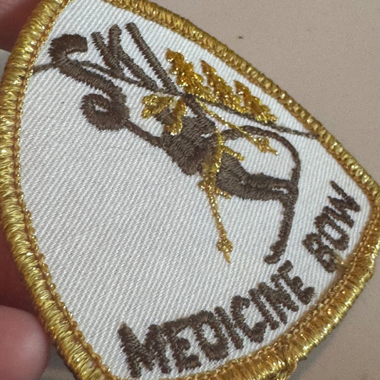 Vintage Ski Medicine Bow Patch – Vintage Wyoming Resort Triangle Emblem Rare