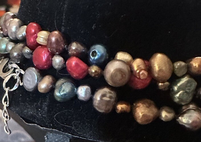 50” Necklace Multicolor & Size Dyed Freshwater Pearls Purple Blue & More Endless