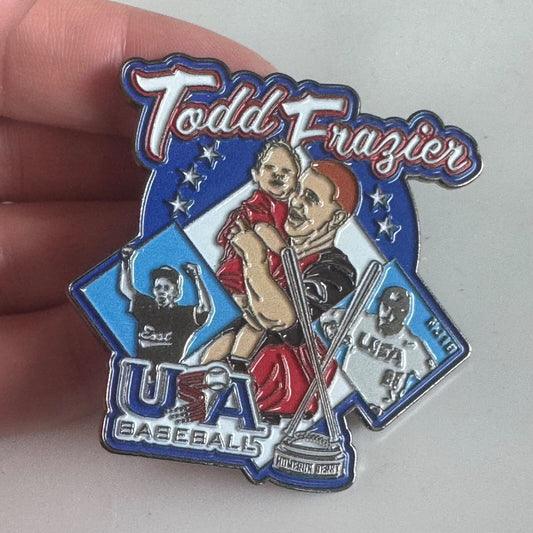 Todd Frazier USA Baseball Pin – MLB Player Enamel Trading Pin