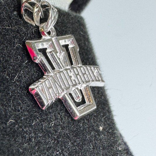 New in Box Vanderbilt University Sterling Silver Pendant Charm Commodores
