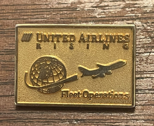 United Airlines Rising - Fleet Operations Pin
