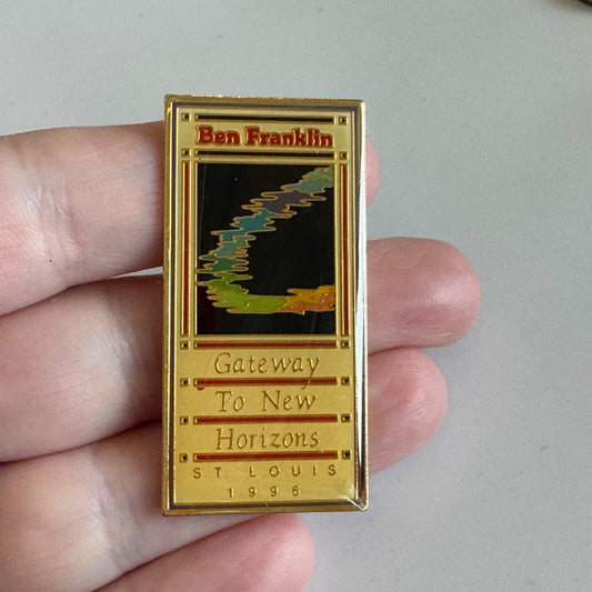 Vintage Ben Franklin “Gateway to New Horizons” 1996 St. Louis Pin