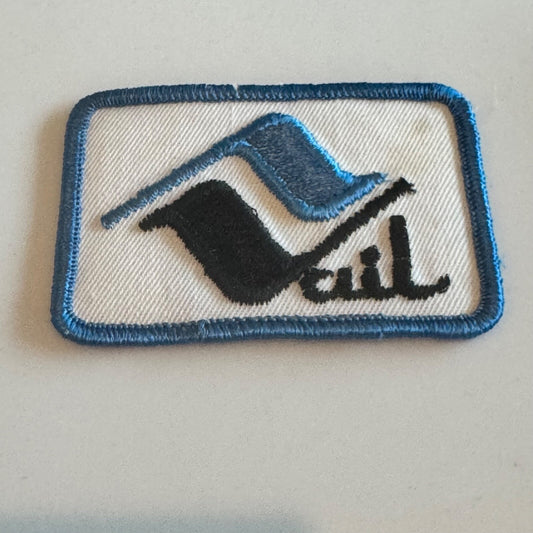 Vintage Vail Colorado Ski Patch – Blue & Black Peaks Logo Emblem