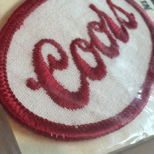 Vintage Coors Brewing Company Ski Patch Ski the Big Ones in Colorado NOS