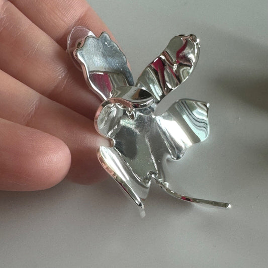 Silver Tone Lele Sadoughi Lily Drop Earrings