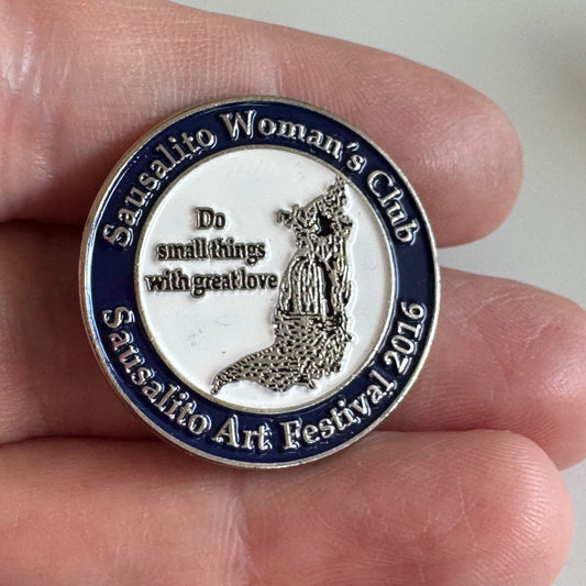 Sausalito Woman's Club Art Festival 2016 Lapel Pin California