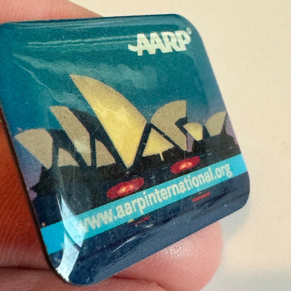 AARP International – Sydney Opera House Travel Outreach Lapel Pin Photo Realist