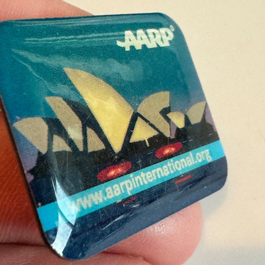 AARP International – Sydney Opera House Travel Outreach Lapel Pin Photo Realist