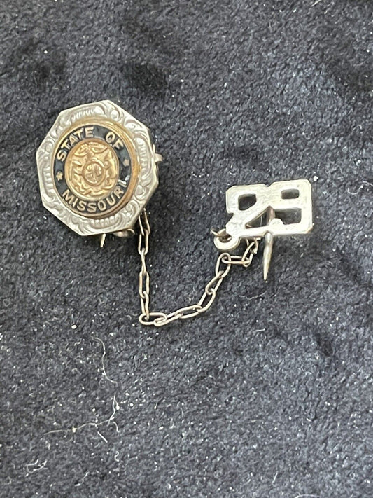 Almost Antique STATE OF MISSOURI Tourist Pin From 1929